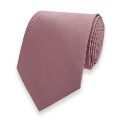 Krawatte Fine Line Altrosa 8cm
