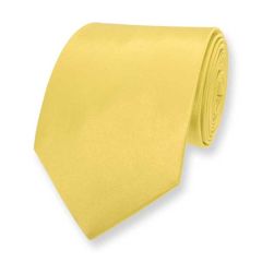 Krawatte hellgold einfarbig