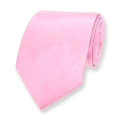 Krawatte rosa einfarbig