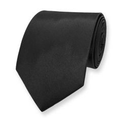 Krawatte schwarz einfarbig