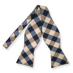 Fliege selber binden champagne blau