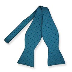 ungebundene Fliege petrol