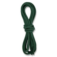 Schnürsenkel dunkelgrün gewachst rund