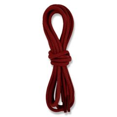 Schnürsenkel runkelrot gewachst rund