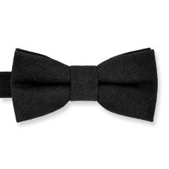 schwarze Fliege Kind Wildleder