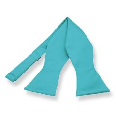 Fliege selber binden türkis