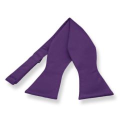 Fliege selber binden dunkelviolett