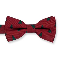 Weihnachtsfliege dunkelrot Christbaum