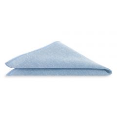 Einstecktuch Baumwolle hellblau