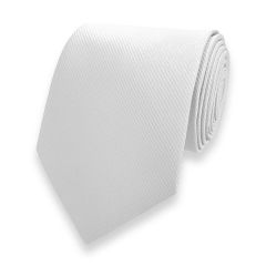 Krawatte gestreift weiß fine line