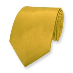 Krawatte gold einfarbig